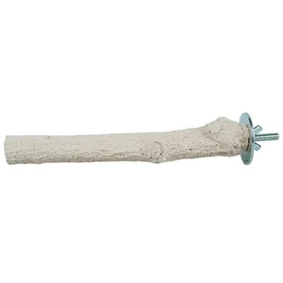 BACK ZOO NATURE Stone Perch zitstok SUPER STONE PERCH - natuurlijk afslijten van nagels en snavel - 18x2,5 cm
