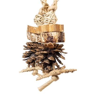 BACK ZOO NATURE vogelspeeltje Forest Ring 22×10×6 cm – natuurlijk