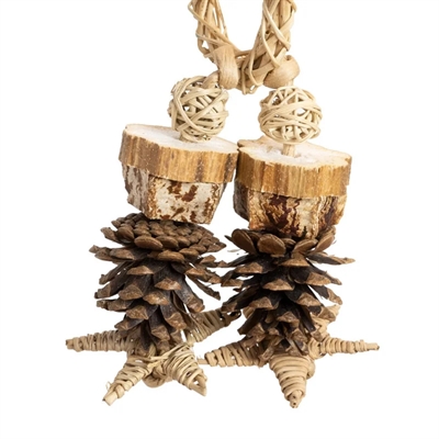 BACK ZOO NATURE vogelspeeltje Forest Ring 22×10×6 cm – natuurlijk