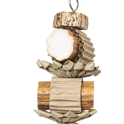 BACK ZOO NATURE vogelspeeltje Soft Wood Stacker 36×8×8 cm