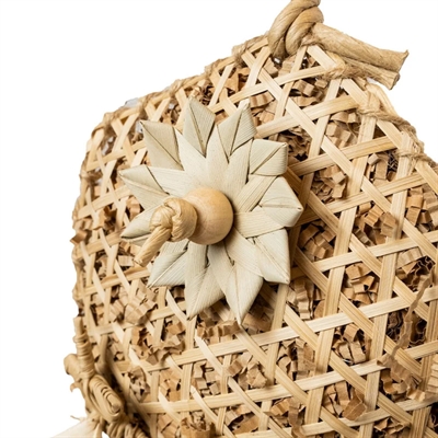 BACK ZOO NATURE vogelspeeltje Funny Flower 36×8×10 cm – zeegras