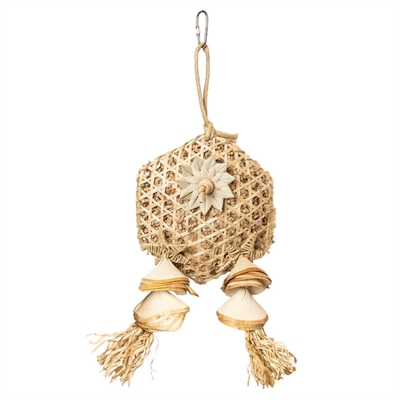 BACK ZOO NATURE vogelspeeltje Funny Flower 36×8×10 cm – zeegras