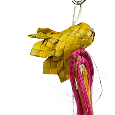 BACK ZOO NATURE vogelspeeltje Sunflower 20×10×4 cm – van palmblad