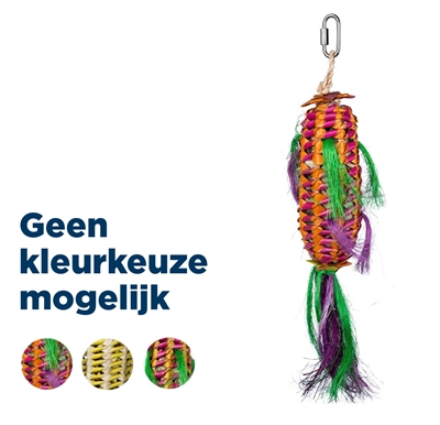 BACK ZOO NATURE vogelspeeltje Melon Pinata 35×6×6 cm – handgemaakt