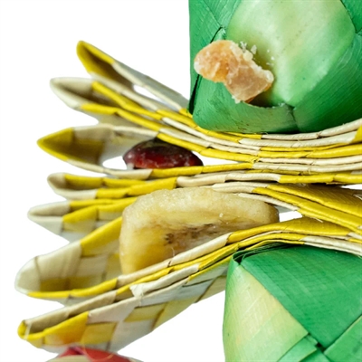 BACK ZOO NATURE vogelspeelgoed Palmleaf Tower 28×12×3 cm – palmblad