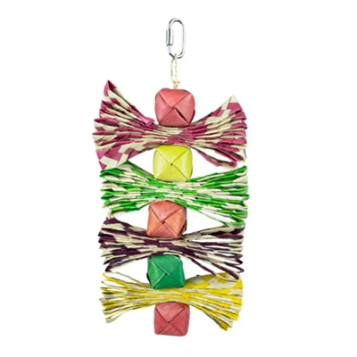 BACK ZOO NATURE vogelspeelgoed Palmleaf Tower 28×12×3 cm – palmblad