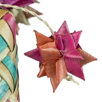 BACK ZOO NATURE vogelspeeltje Flower Tower 45×7×7 cm – handgemaakt