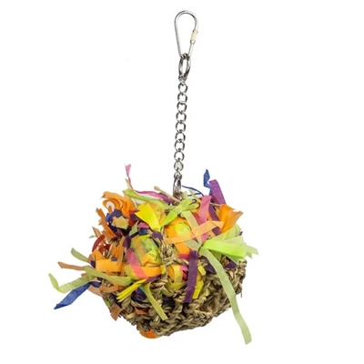BACK ZOO NATURE vogelspeeltje Super Shredding Bal 7-12 cm