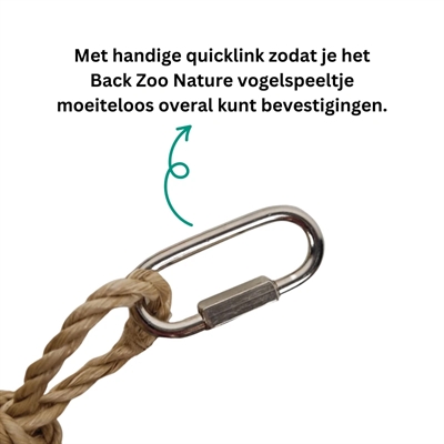 BACK ZOO NATURE vogelspeeltje Corky Finger Traps 35×18×8 cm – kurk