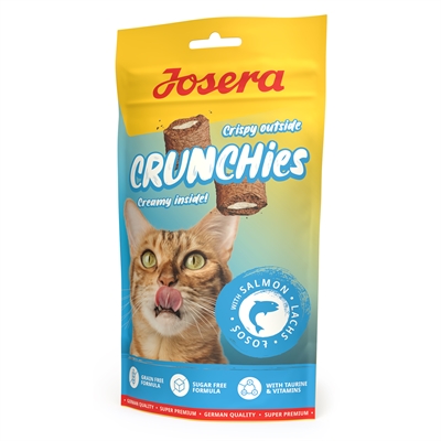 JOSERA Kattensnack Crunchies Salmon 60 g – graanvrij, zalm