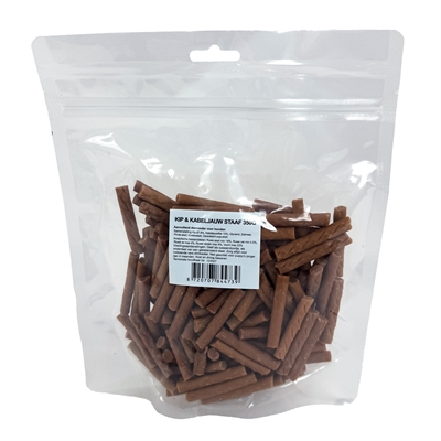 I AM Hondensticks Mini Sticks Kip & Kabeljauw | Zachte trainingsbeloning, makkelijk te doseren - 350 g