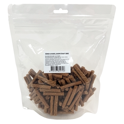 I AM Hondensnack Mini Sticks Eend en Kabeljauw - kleine zachte staafjes - 350 g
