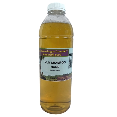 DIERENDROGIST Vlooienshampoo Hond Plantenextracten, dierproefvrij - 1 L