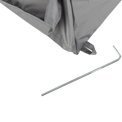 TRIXIE Kattenmand Tipi Samoa Omkeerbaar kussen (zomer/winter) - Grijs - 55x55x50 cm