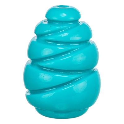 TRIXIE Hondenspeeltje Jumper Kegel Supersterk TPR - Petrol - 7,5x5 cm