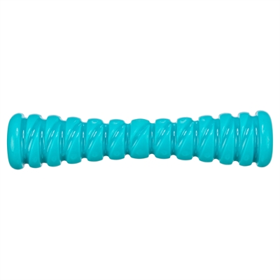 TRIXIE Hondenspeelstaaf Super Strong TPR geribbeld - Petrol - 22x4,5x4,5 cm