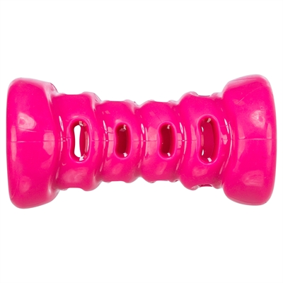 TRIXIE Hondenspeeltje Bot Soft & Strong TPR flexibel & licht | Openingen voor spel - Roze - 12,5x6,5x6,5 cm