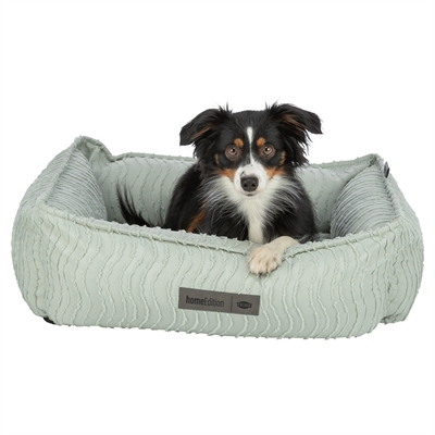 TRIXIE Hondenmand Marley Wave Hoekig Afneembare wasbare hoes - Saliegroen - 100x70x20 cm