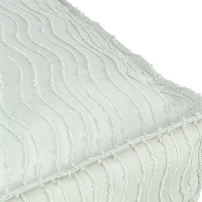 TRIXIE Hondenkussen Marley Wave extra hoog | afneembare hoes & anti-slip - saliegroen - 100x70x16 cm