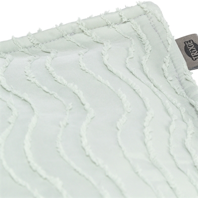 TRIXIE Hondenkussen Marley Wave extra hoog | afneembare hoes & anti-slip - saliegroen - 100x70x16 cm