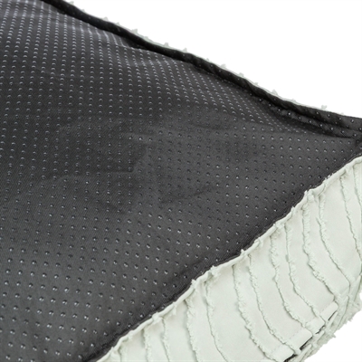 TRIXIE Hondenkussen Marley Wave extra hoog | afneembare hoes & anti-slip - saliegroen - 100x70x16 cm