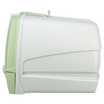 TRIXIE Kattenbak Easydraw Uitschuifbare lade - Actief koolstoffilter - Grijsgroen - 46x57x48 cm