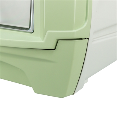 TRIXIE Kattenbak Easydraw Uitschuifbare lade - Actief koolstoffilter - Grijsgroen - 46x57x48 cm