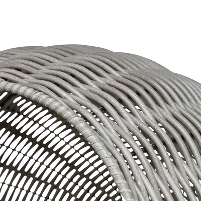 TRIXIE Kattenmand Amalia Polyrattan, omkeerbaar kussen - Grijs - 42x42x70 cm