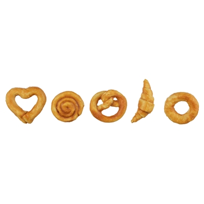 TRIXIE Kauwsnack Denta Fun Pastry Licht verteerbaar collageen - Kipomwikkeld, glutenvrij - 100 g