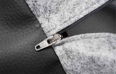 BIA Hoes hondenmand Bia-3 Kunstleer waterafstotend, anti-parasiet - Zwart - 70x60x15 cm