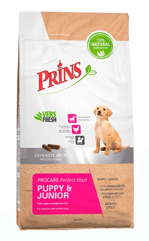 PRINS hondenvoer PRINS PROCARE Puppy/Junior 3 kg – Hoogwaardig dieet