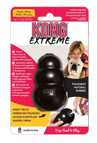 KONG honden speeltje KONG Extreme Small 4,5×4,5 cm – Zwart