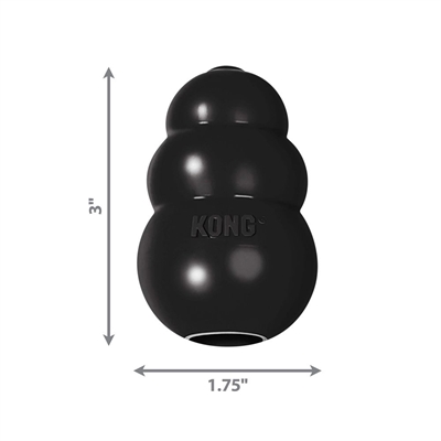 KONG honden speeltje KONG Extreme Small 4,5×4,5 cm – Zwart