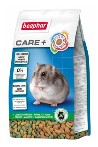 BEAPHAR Dwerghamster voeding CARE+ 250 GR – Super premium kwaliteit