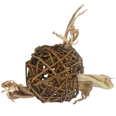 NATURE FIRST Speelbal Wilg 9,5×9,5×9,5 cm – Natuurlijk speelgoed voor konijnen