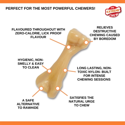 <span id="brand" data="nylabone"/> Power Chew Kauwspeelgoed Kip Voor Harde Bijters >23 kg