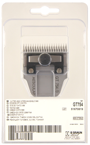 AESCULAP Scheerkop GT 754 3mm – Geschikt voor alle rassen