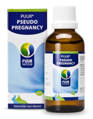 PUUR NATUUR Pseudopregnancy Schijnzwanger 50 ml – Voor Hond en Konijn