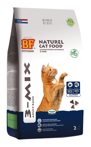 BF PETFOOD kattenvoeding Kat 3-Mix 2 kg – met kip en vis