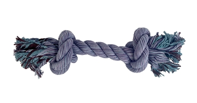 HAPPY PET Flostouw voor hond Flossin Fun 2 Knoop Extra groot & tandverzorgend - Assorti - Super 50x13x13 cm