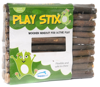 NATURE FIRST Knaaghuis HAPPY PET PLAYSTIX LARGE 46×30 cm – Natuurlijke Wilgentakken