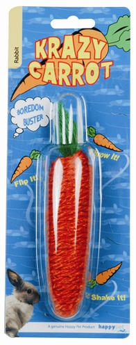 CRITTER'S CHOICE HAPPY PET KRAZY CARROT | 14X3X3 CM