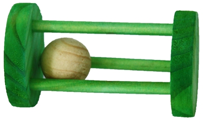 HAPPY PET Knaagdierspeelgoed Wooden Rattler Circle 9 cm – Hout