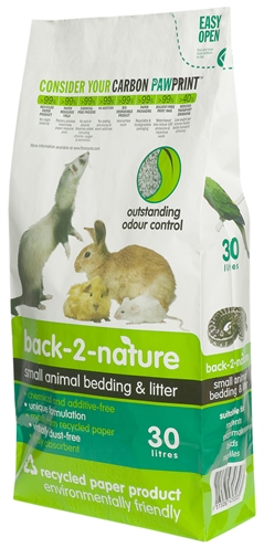 BACK-2-NATURE Bodembedekking Gerecycled 30 Ltr - Knaagdieren