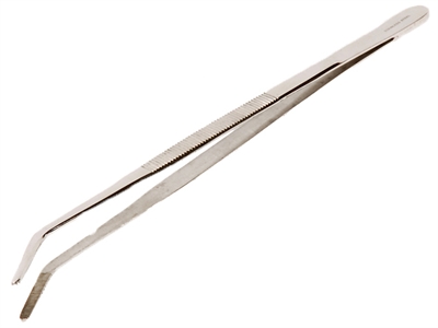 KOMODO Voederpincet Gebogen 25 cm – Ideaal voor dierenvoeding