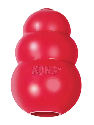 KONG hondenknuffel KONG CLASSIC ROOD XS 3,5×3,5×5,5 cm – Kauwspeeltje