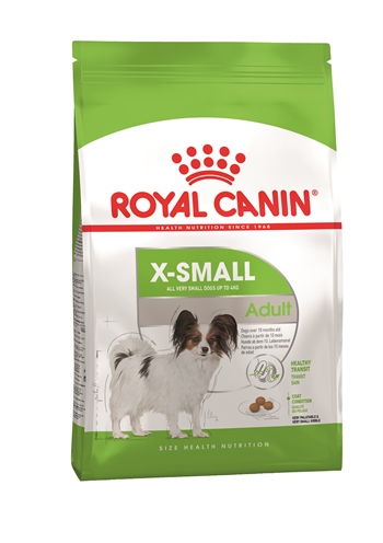 ROYAL CANIN Hondenvoer X-SMALL Adult - zeer kleine brok, hoog verteerbaar & ondersteunt vacht - 1,5 kg