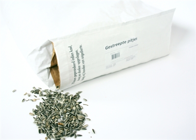 MERKLOOS zonnebloempitten gestreept 12,5 KG – voor voedersilo's