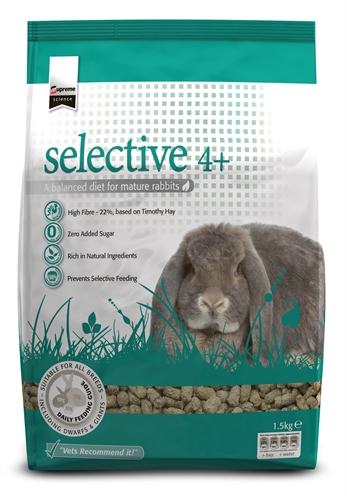 SUPREME konijnenvoer SUPREME SCIENCE SELECTIVE RABBIT 1,5 KG – senior