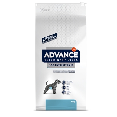 ADVANCE VETERINARY DIET Dieetvoeding hond Gastroentric Licht verteerbaar, laag vet - 12 kg